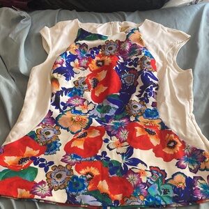 Per Zina Speciazle Italian Fabric floral blouse 42